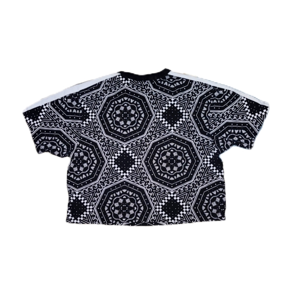 Adidas | Women's Black Crop T-shirt - Picture 3 of 5